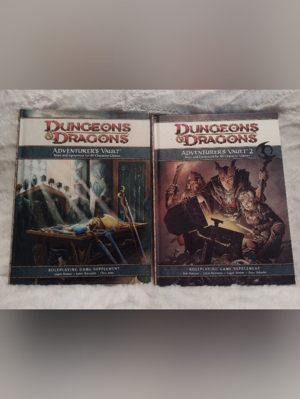 Dungeons and Dragons Adventurer's Vault 1 & 2 4th Edition 1st Print Hardcover